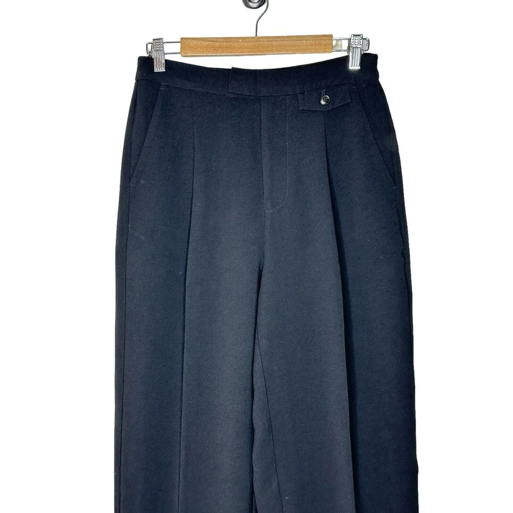 Madewell Rosedale Crepe Pant 4 High Rise Straight Leg Wrinkle Resistant - Picture 7 of 13